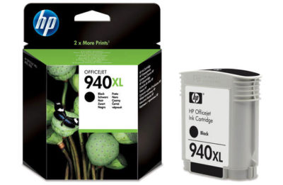 HP 940XL Black Ink Cartridge.